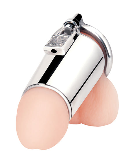 Blue Line Ultimate Cock Tease Chastity Cage - Silver