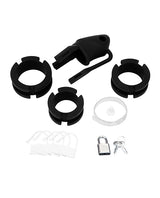 Blue Line 2" Silicone Mini Cock Cage With Ball Divider - Black by Blue Line