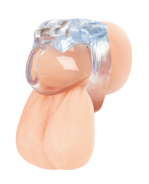 Small Dick Acrylic Mini Chastity Cage by Blue Line