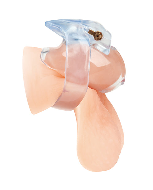 Small Dick Acrylic Mini Chastity Cage by Blue Line