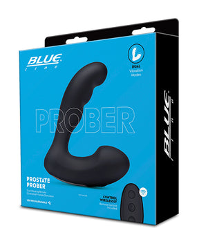 Blue Line Vibrating Prostate Prober w/Remote - Black by Blue Line