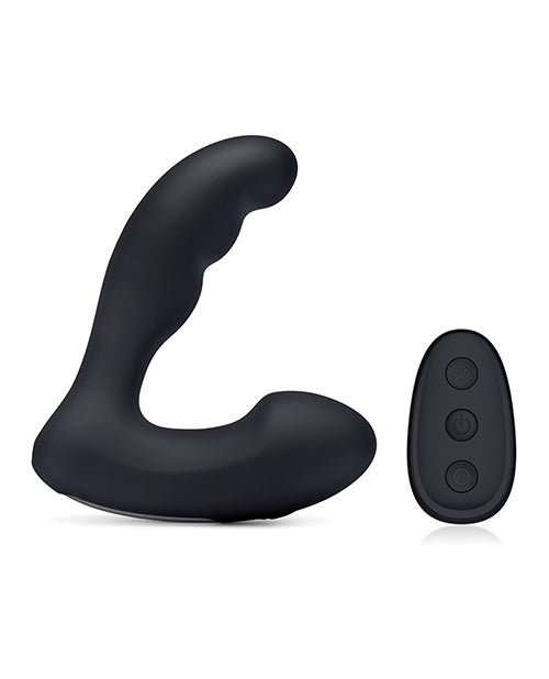 Blue Line Vibrating Prostate Prober w/Remote - Black by Blue Line