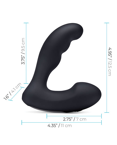 Blue Line Vibrating Prostate Prober w/Remote - Black by Blue Line