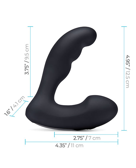 Blue Line Vibrating Prostate Prober w/Remote - Black by Blue Line