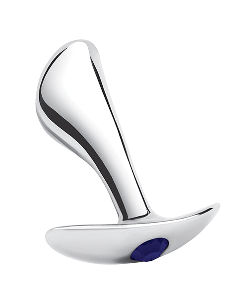 Blue Line 2.5" Stainless Steel Bling Prostate Massager Plug by Blue Line