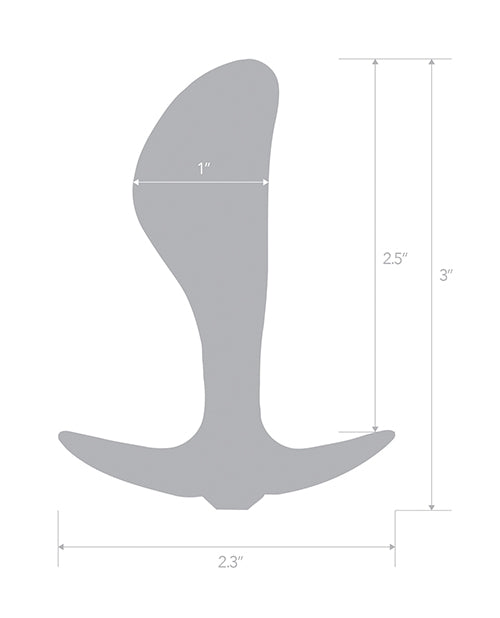 Blue Line 2.5" Stainless Steel Bling Prostate Massager Plug by Blue Line
