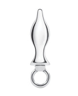 Blue Line 2.5" Stainless Steel Metal Tapered Butt Plug With Loop Hardware by Blue Line