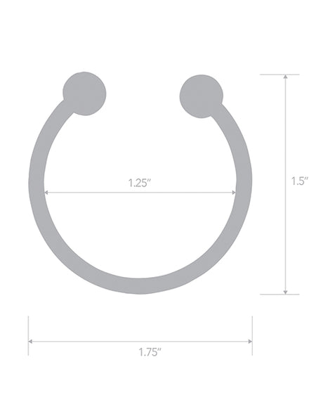 Blue Line Stainless Steel Bull Nose Glans Ring by Blue Line
