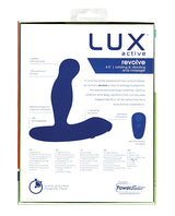 Lux Active Revolve 4.5" Rotating & Vibrating Anal Massager - Dark Blue by Lux Active