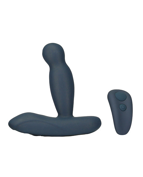 Lux Active Revolve 4.5" Rotating & Vibrating Anal Massager - Dark Blue by Lux Active
