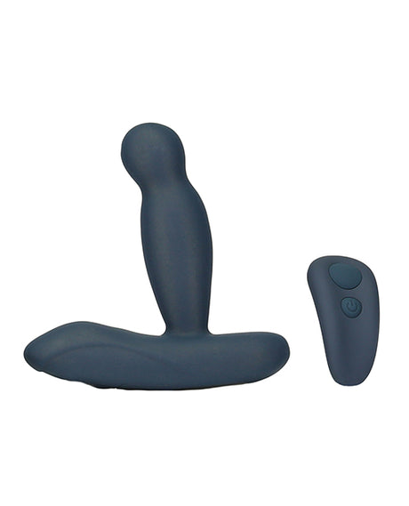 Lux Active Revolve 4.5" Rotating & Vibrating Anal Massager - Dark Blue by Lux Active