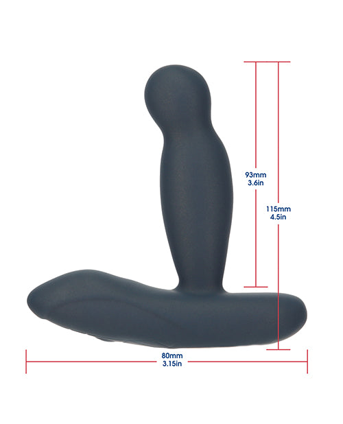 Lux Active Revolve 4.5" Rotating & Vibrating Anal Massager - Dark Blue by Lux Active