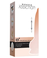 Naked Addiction 9" Thrusting Dong w/Remote - Flesh by Naked Addiction