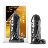 Blush Jet Destroyer Realistic Dildo — Carbon Metallic Black, 8" Insertable - BL-15405