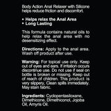 Body Action Anal Relaxer Silicone Lubricant 1.7 oz - BA-AR17