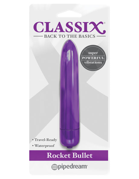 Pipedream Classix Rocket Bullet Vibrator — Purple - PD1961-12