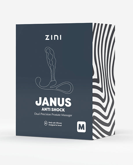 B Swish Janus Anti Shock Prostate Massager — Medium Black
