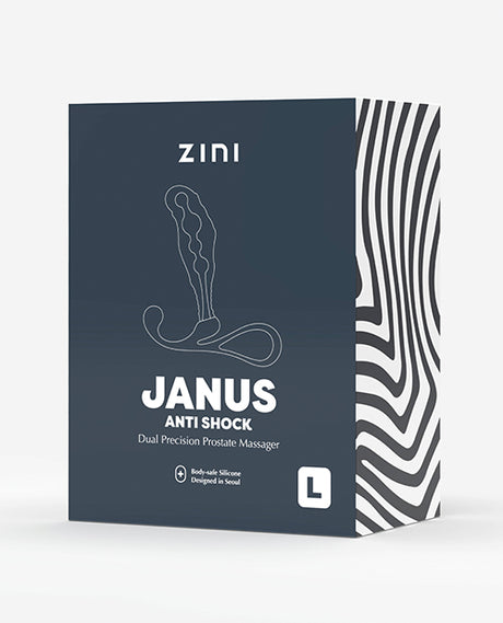 B Swish Janus Anti Shock Prostate Massager — Large, Black
