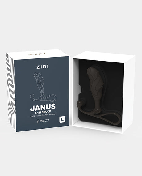 B Swish Janus Anti Shock Prostate Massager — Large, Black