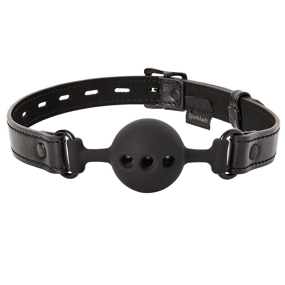 Sportsheets Saffron Breathable Ball Gag with Adjustable Locking Strap - SS480-03