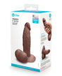 b-Vibe Slipskin 6" Girthy - Brown by b-vibe