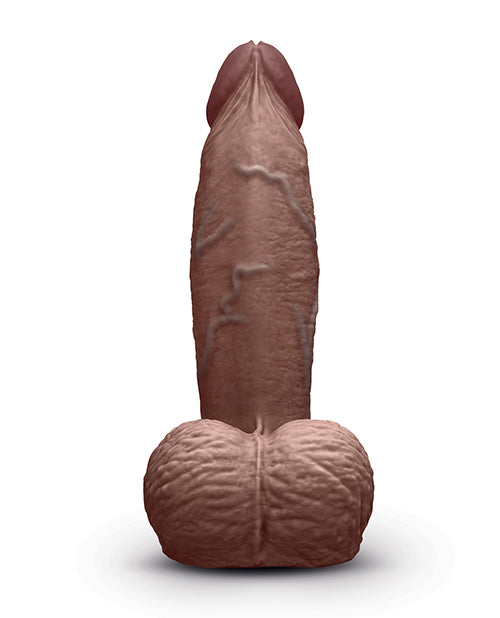 b-Vibe Slipskin 6" Girthy - Brown by b-vibe