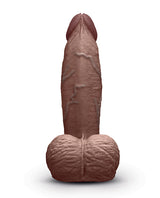 b-Vibe Slipskin 6" Girthy - Brown by b-vibe