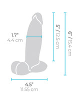 b-Vibe Slipskin 6" Girthy - Mocha by b-vibe