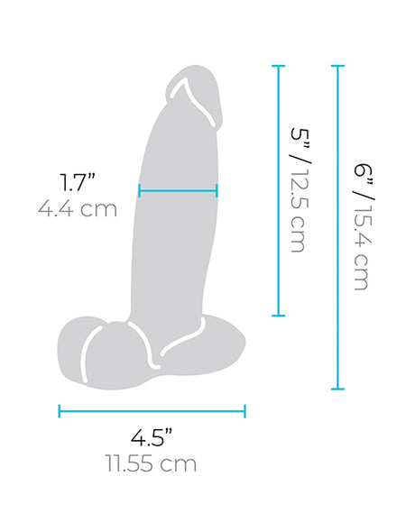 b-Vibe Slipskin 6" Girthy - Mocha by b-vibe