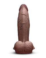 b-Vibe Slipskin 7" Girthy - Brown by b-vibe
