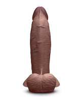 b-Vibe Slipskin 8" Girthy - Brown by b-vibe