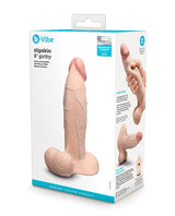 b-Vibe Slipskin 8" Girthy - Cream by b-vibe