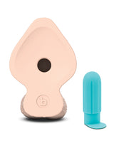 b-Vibe Slipskin 8" Girthy - Cream by b-vibe
