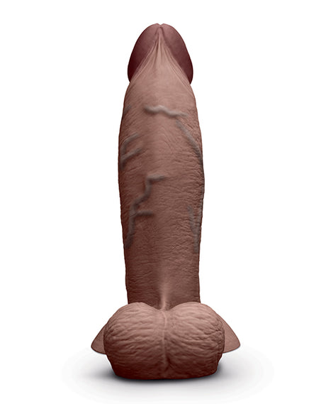 b-Vibe Slipskin 9" Girthy - Brown by b-vibe