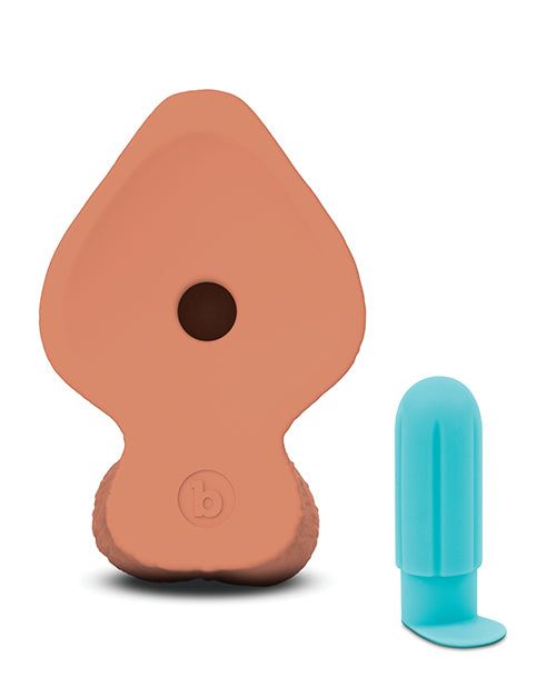 b-Vibe Slipskin 9" Girthy - Mocha by b-vibe