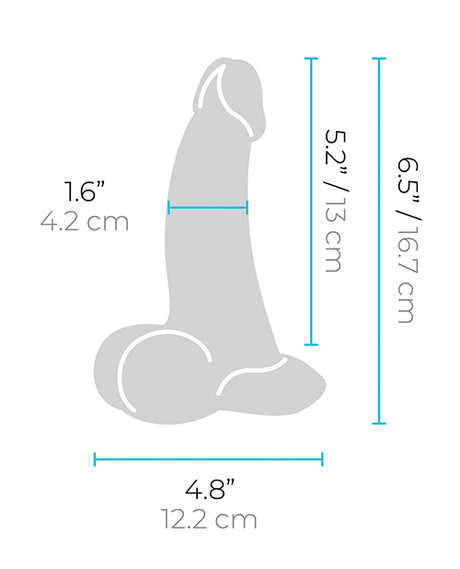 b-Vibe Slipskin 6.5" Curvy - Mocha by b-vibe