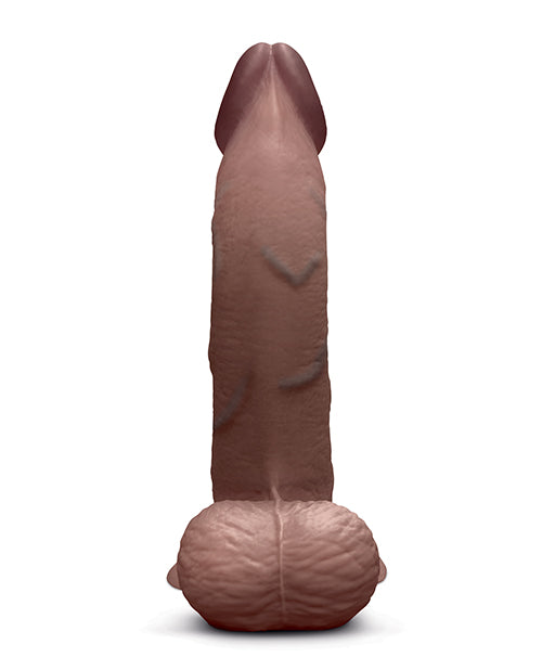 b-Vibe Slipskin 8" Curvy - Brown by b-vibe