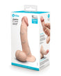 b-Vibe Slipskin 8" Curvy - Cream by b-vibe