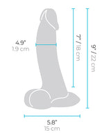 b-Vibe Slipskin 9" Curvy - Brown by b-vibe