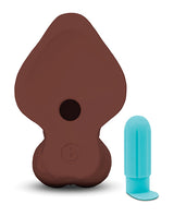 b-Vibe Slipskin 10" Curvy - Brown by b-vibe