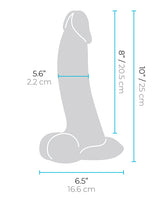 b-Vibe Slipskin 10" Curvy - Brown by b-vibe