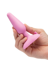 b-Vibe Beginner's Vibrating Tapered Butt Plug - Pink by b-vibe