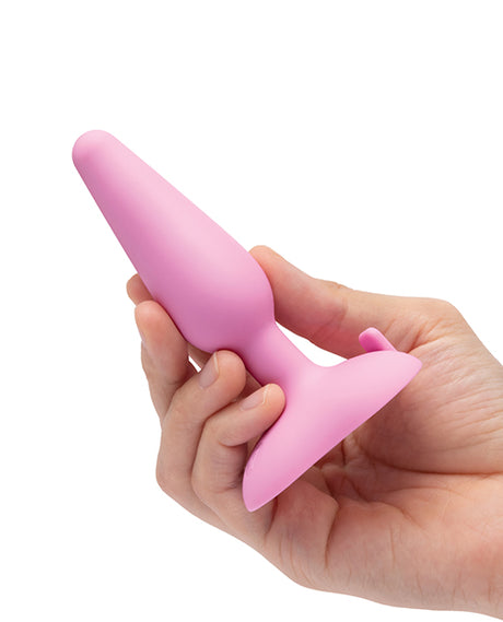 b-Vibe Beginner's Vibrating Tapered Butt Plug - Pink by b-vibe
