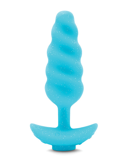 b-Vibe Unicorn Tail Vibrating Butt Plug - Special Edition by b-vibe