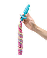 b-Vibe Unicorn Tail Vibrating Butt Plug - Special Edition by b-vibe