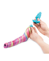 b-Vibe Unicorn Tail Vibrating Butt Plug - Special Edition by b-vibe