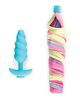 b-Vibe Unicorn Tail Vibrating Butt Plug - Special Edition by b-vibe