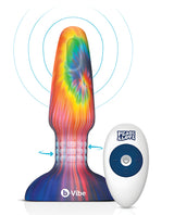 b-Vibe Peace & Love Tie-Dye Rimming Plug - Special Edition by b-vibe