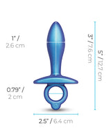 b-Vibe Slide Silicone Butt Plug by b-vibe