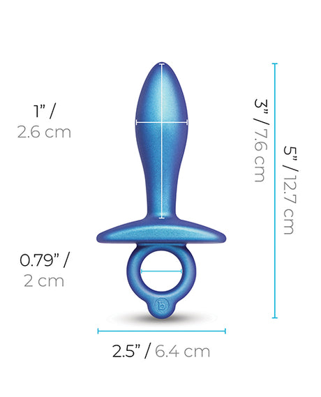 b-Vibe Slide Silicone Butt Plug by b-vibe